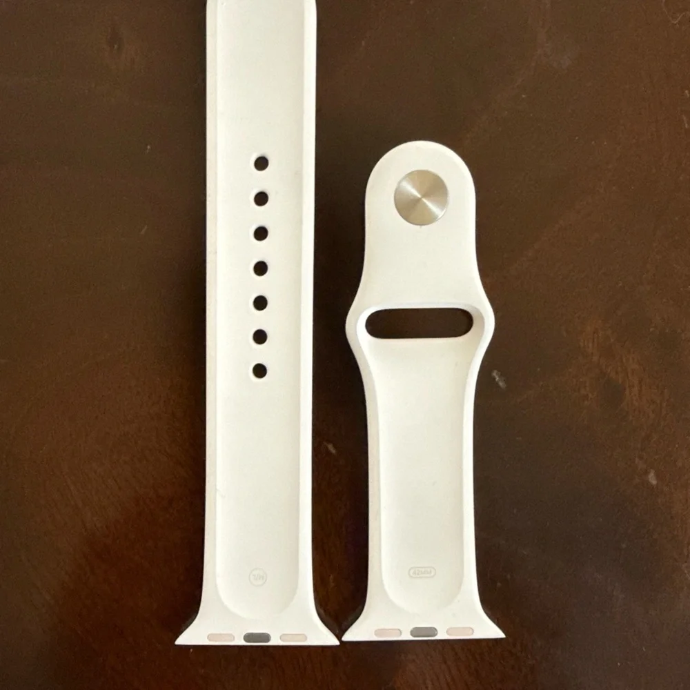 Genuine OEM Apple Watch Sport Band 42mm M/L Starlight